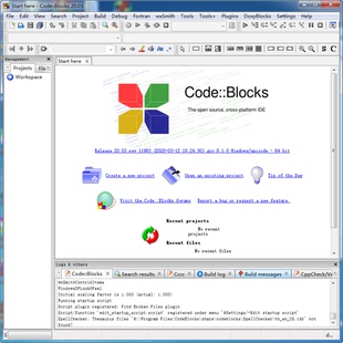 Code::Blocks安装包中文汉化CodeBlocks远程安装C/C++编译器调试