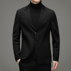 V9178钱塘2020-3春季男士潮牌精品新款印花西装长期款稳定P185
