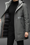 B21009钱塘2020-3冬季羽绒服加厚连帽男士中长款休闲外穿外套P290，男装羽绒服，钱塘207-3