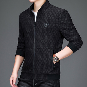 N8925钱塘2020-3秋冬休闲男士夹克衫立领外套潮流上衣P120图片