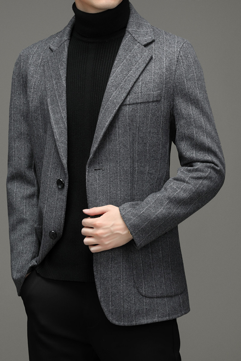 T2218钱塘2020-3秋冬商务毛料西服休闲男士外套西服高品质P310,男装西服,钱塘207-3