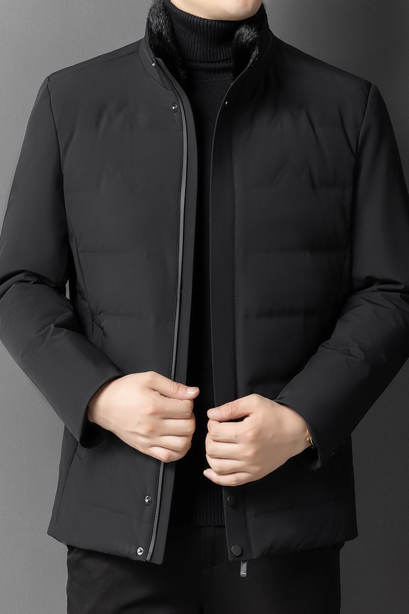 T8216钱塘2020-3冬季男士商务水貂领羽绒服90鸭绒保暖冬季P315,男装羽绒服,钱塘207-3