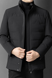 T8216钱塘2020-3冬季男士商务水貂领羽绒服90鸭绒保暖冬季P315，男装羽绒服，钱塘207-3
