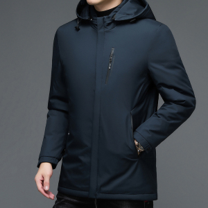 N2236钱塘2020-3跑量冬季男士棉服加厚休闲中年大码连帽中年P95图片