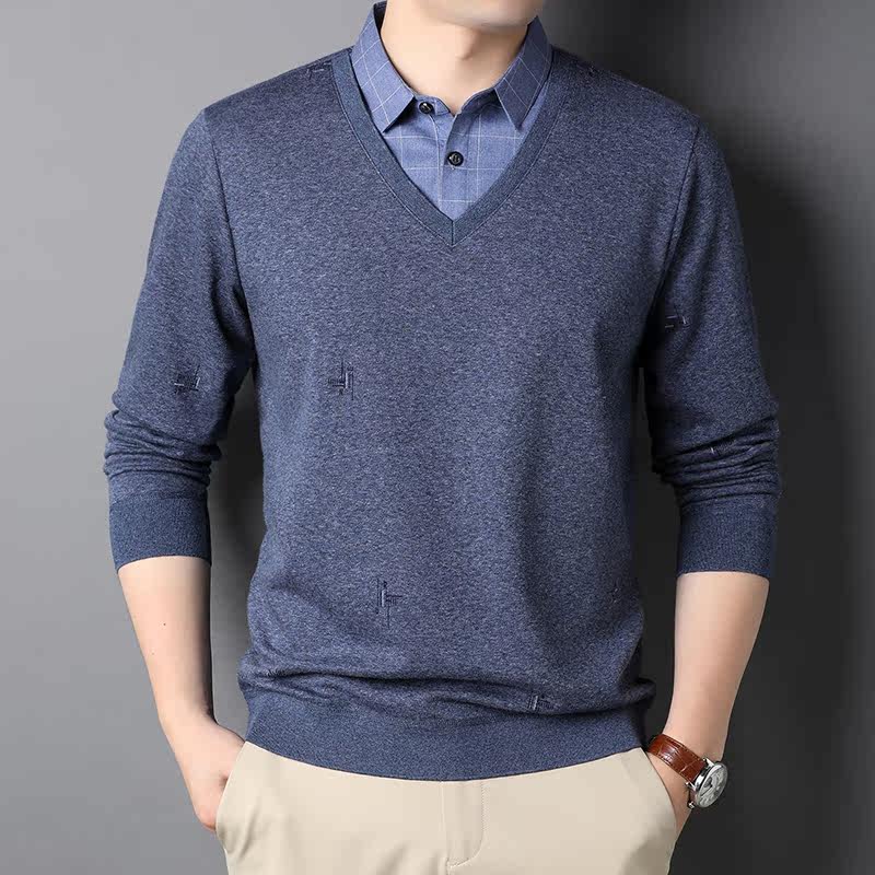 A12116钱塘2020-3秋冬假两件衬衣秋季男士休闲衬衫P68，男装卫衣，钱塘207-3