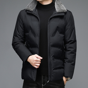 N2216钱塘2020-3跑量冬季男士棉服加厚休闲中年大码翻领中年P90图片