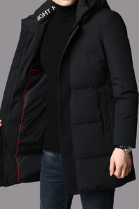 B19001钱塘2020-3冬季男士羽绒服90白鸭绒加厚连帽P265图片