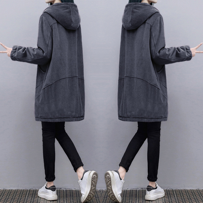 新款女装休闲风复古灯芯绒外套