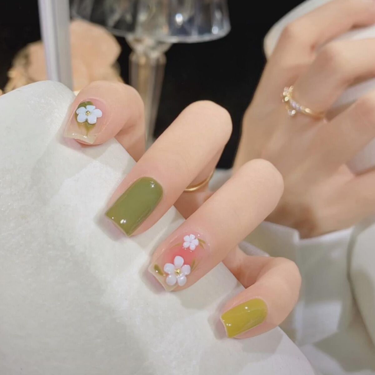 穿戴甲美甲贴片穿戴美甲新娘