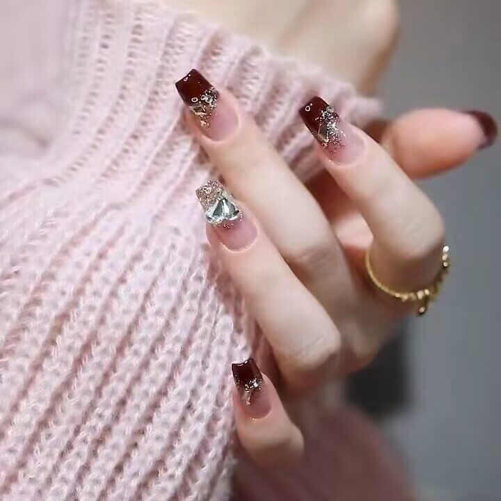 纯色小孩穿戴甲短款儿童
