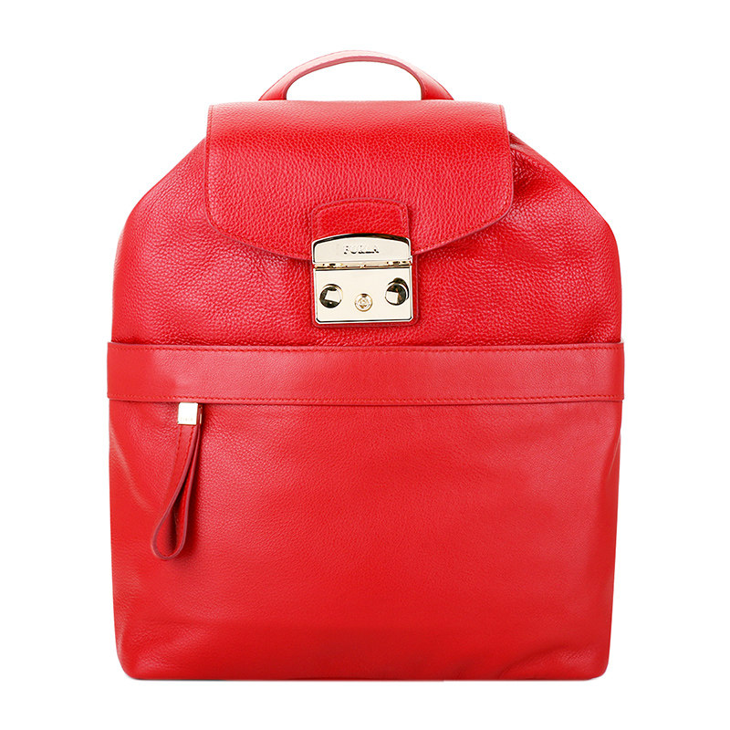 FURLA/芙拉女款 黑色牛皮双肩包可手提BIA6|msdalam kategori Beg kulit/wanita/beg lelaki, Backpack - dari Buy2taobao.com untuk memberikan perkhidmatan ejen Taobao profesional membeli