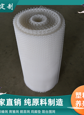 整卷塑料平网50米养殖用网育雏垫底网漏粪网围栏网阳台防护网宠物