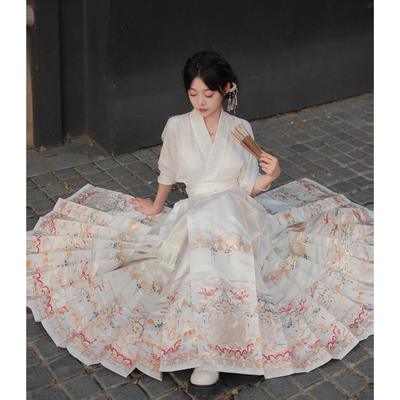 仿妆花马面裙醉雨朵2024年秋