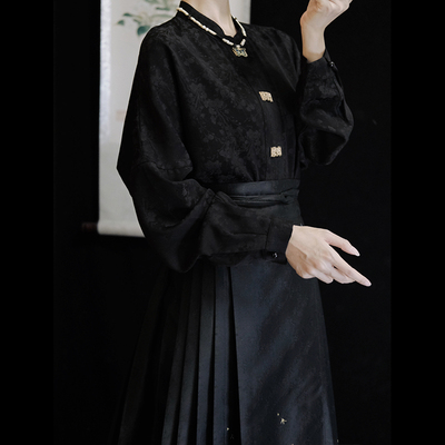 醉雨朵、仿妆花马面裙丝滑不易皱