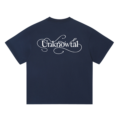 UNKNOWTAL刺绣花体索罗娜短袖