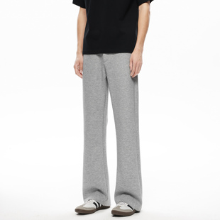 重磅宽松直筒休闲裤 微喇高街复古秋冬季 2025年美式 UNKNOWTAL