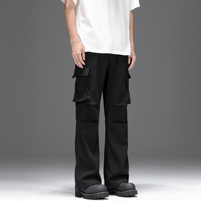 UNKNOWTAL暗纹潮流工装长裤