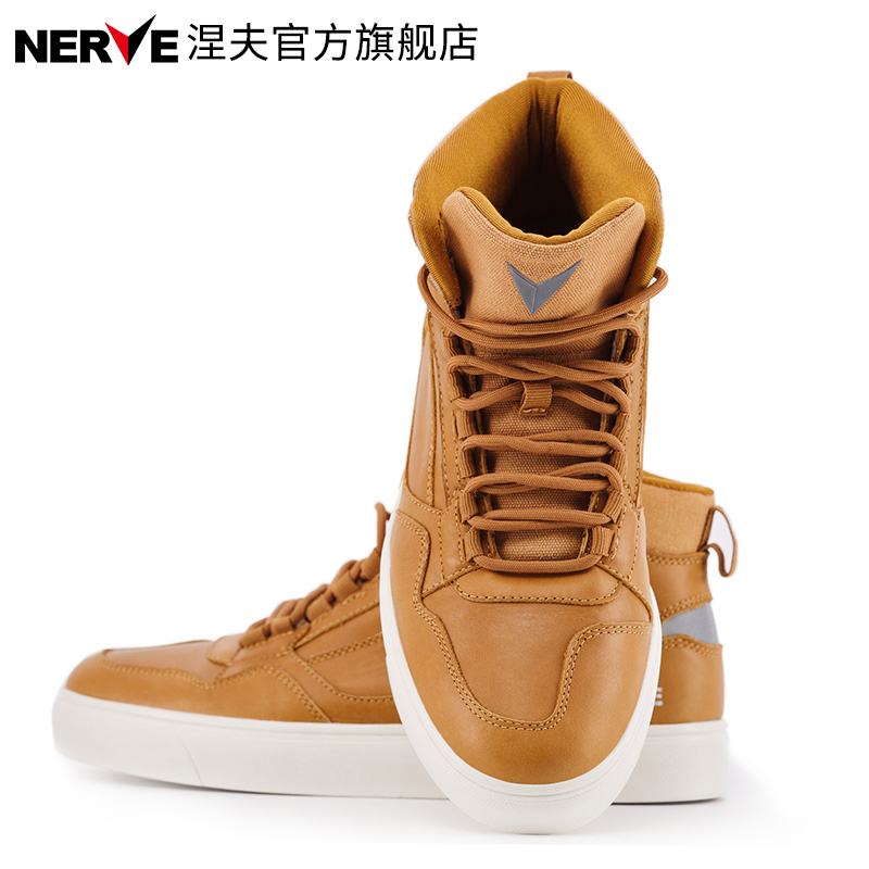 NERVE涅夫摩托车骑行鞋子男女机车靴子休闲板鞋四季通用冬季NV009