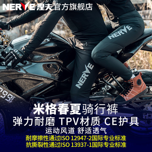 NERVE涅夫夏季骑行裤网眼透气