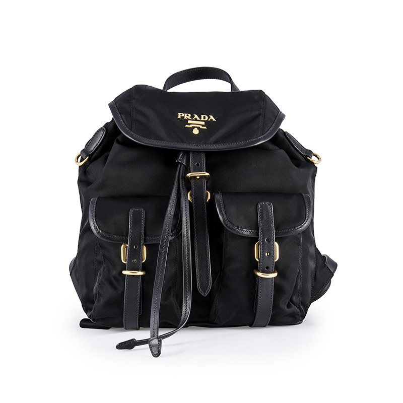 PRADA/普拉达女士双肩包降落伞尼龙休闲背包 1BZ677 QXO F0002