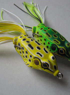 高品质雷蛙 8克青蛙饵浮水蛙型饵 黑鱼专杀雷强淡水路亚饵