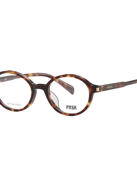 帕莎板材新款小熊框2025年个性时髦书玳瑁优雅椭圆眼镜框PA71084