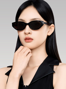 逸夫太阳镜黄景瑜新款高级感防晒遮阳太阳镜猫眼可配近视墨镜Y019