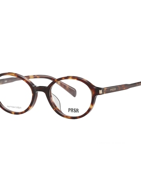 帕莎小熊框2025年新品miu时髦书呆子玳瑁优雅椭圆眼镜框架PA71084