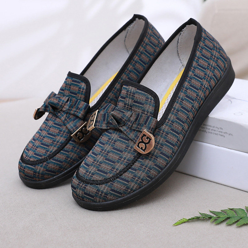 北京布鞋女鞋软底轻防滑中老年妈妈鞋浅口平底豆豆奶奶鞋休闲单鞋,女鞋,浅口单鞋,淘宝优惠券,粉丝福利购,淘宝优惠卷