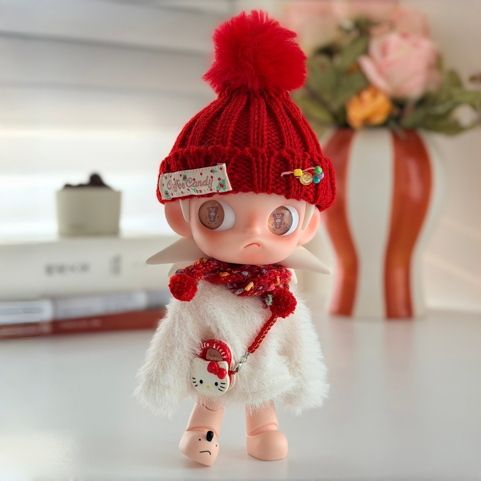 八分娃衣Zsiga娃衣新年穿搭款bjd娃衣红色帽嘎子姐娃衣无需拔头穿,模玩/动漫/周边/娃圈三坑/桌游,潮玩娃衣,淘宝优惠券,粉丝福利购,淘宝优惠卷