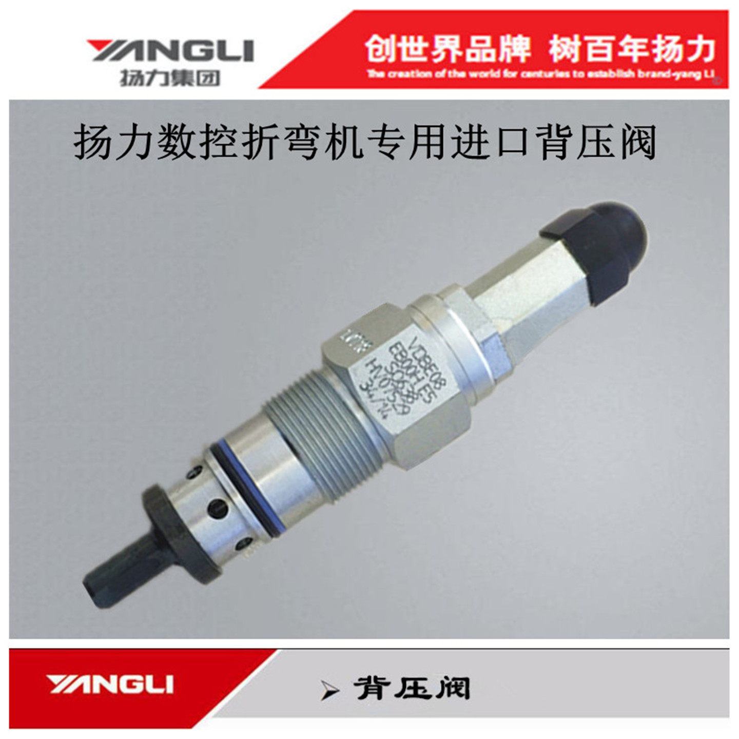 扬力进口数控折弯机配件背压阀