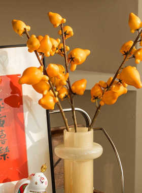 五代果中式五代同堂黄金果花束鲜花家用插花鲜切花真花绿植物花卉