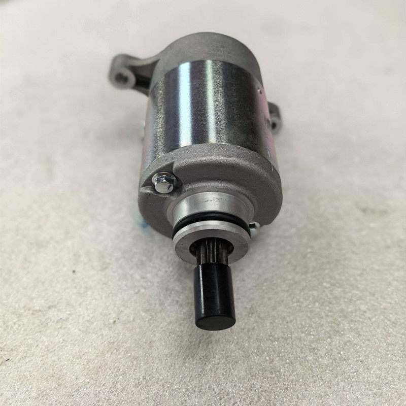 钱江踏板摩托车探125 QJ125T-6C-6G起动机启动马达电机原厂防伪