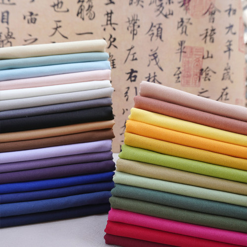 刺绣桌布帆布包沙发布料diy纯棉