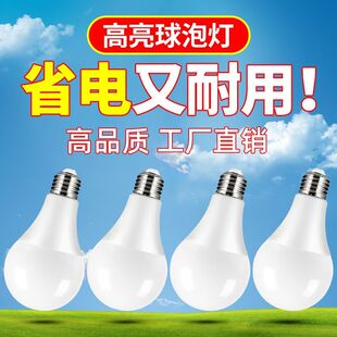 LED灯泡节能灯泡超高亮省电E27大螺口家用护眼球泡灯 官方推荐