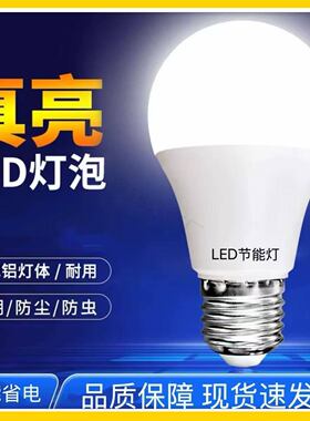 LED节能灯泡省电护眼白光球泡灯