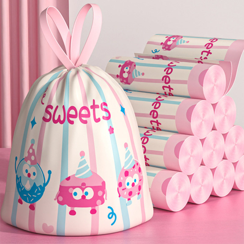 免撕加厚抽绳垃圾袋家用手提式抽绳袋子厨房加厚中大号特厚清洁袋,家庭/个人清洁工具,家用垃圾袋,淘宝优惠券,粉丝福利购,淘宝优惠卷