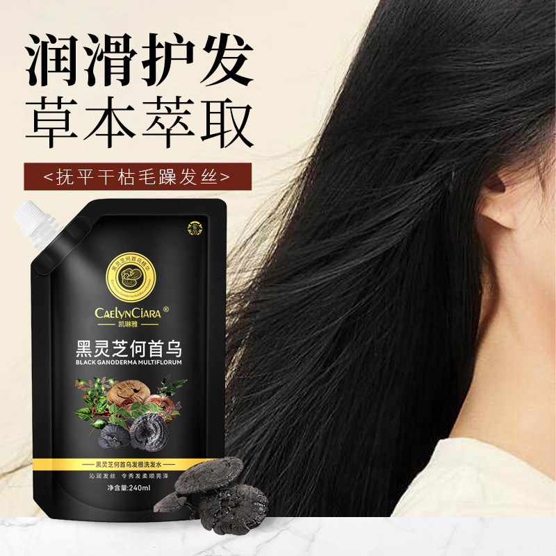 黑灵芝何首乌洗发水240ml