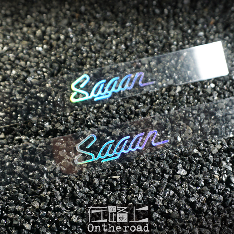 SAGAN SAGAN 스티커 도로 튜브 자동차 스티커 프레임 튜브 스티커 BORA 팀 방어 경쟁 방지 물 반사