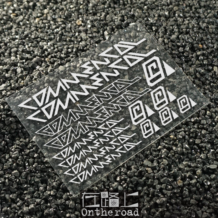 COMMENCAL 산악 자전거 반사 자전거 스티커 반사 방수 투르 드 프랑스 자전거 경주 대만 스티커