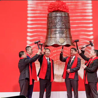 纯铜警钟长鸣开业上市敲钟摆件