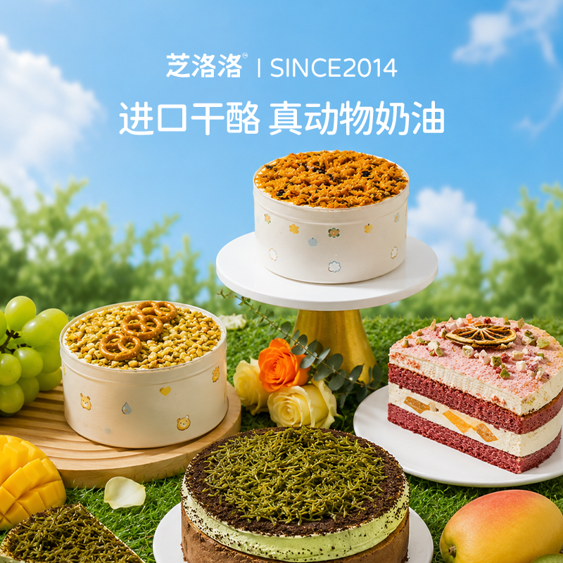 芝洛洛铁罐子慕斯蛋糕铁盒奶油甜品迪拜巧克力千层甜品蛋糕