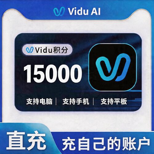 【可开票】VIdu会员积分充值