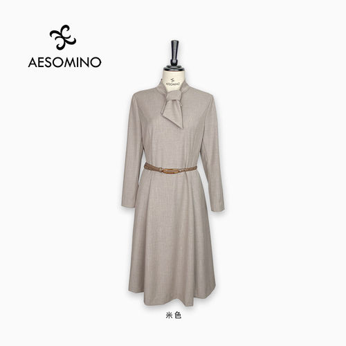Aesomino/衣莎美诺春秋连衣裙气质通勤Y473CC907