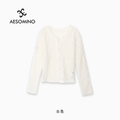 【新品】AESOMINO衣莎美诺春秋针织开衫Y657C3209