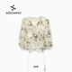 新品 AESOMINO衣莎美诺上衣蝴蝶Y058B2988