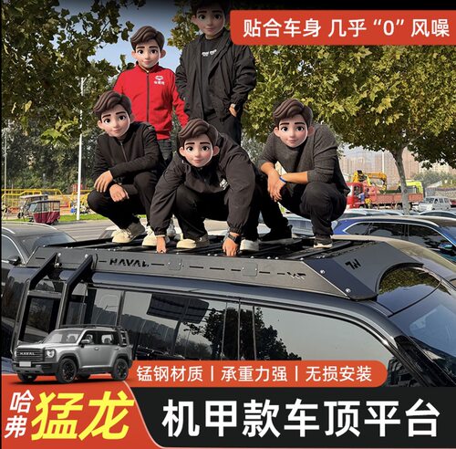 哈弗猛龙行李架机甲款行李架爬梯