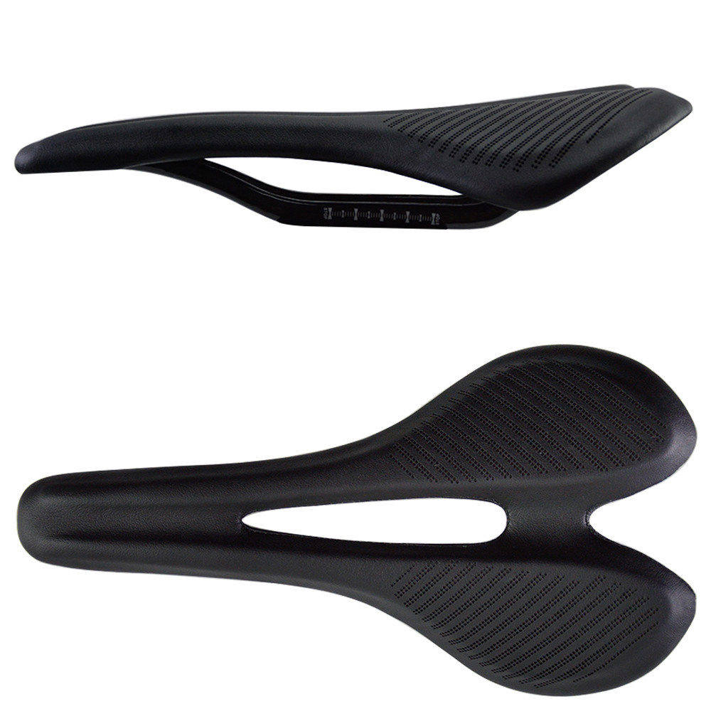 山地公路自行车碳纤维坐垫骑行纤皮全包软座鞍座中空座包碳弓超轻