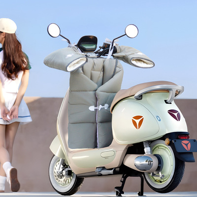 四季通用加绒电动车挡风被