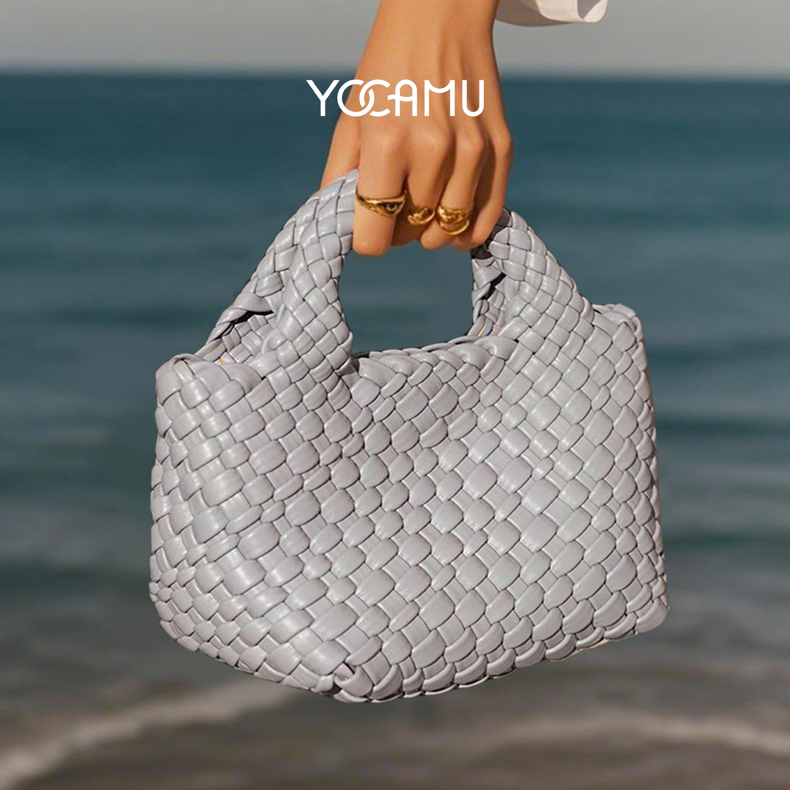 手工编织迷你手提斜挎包